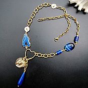 Украшения handmade. Livemaster - original item Chain: transformer with pendant and geode agate 