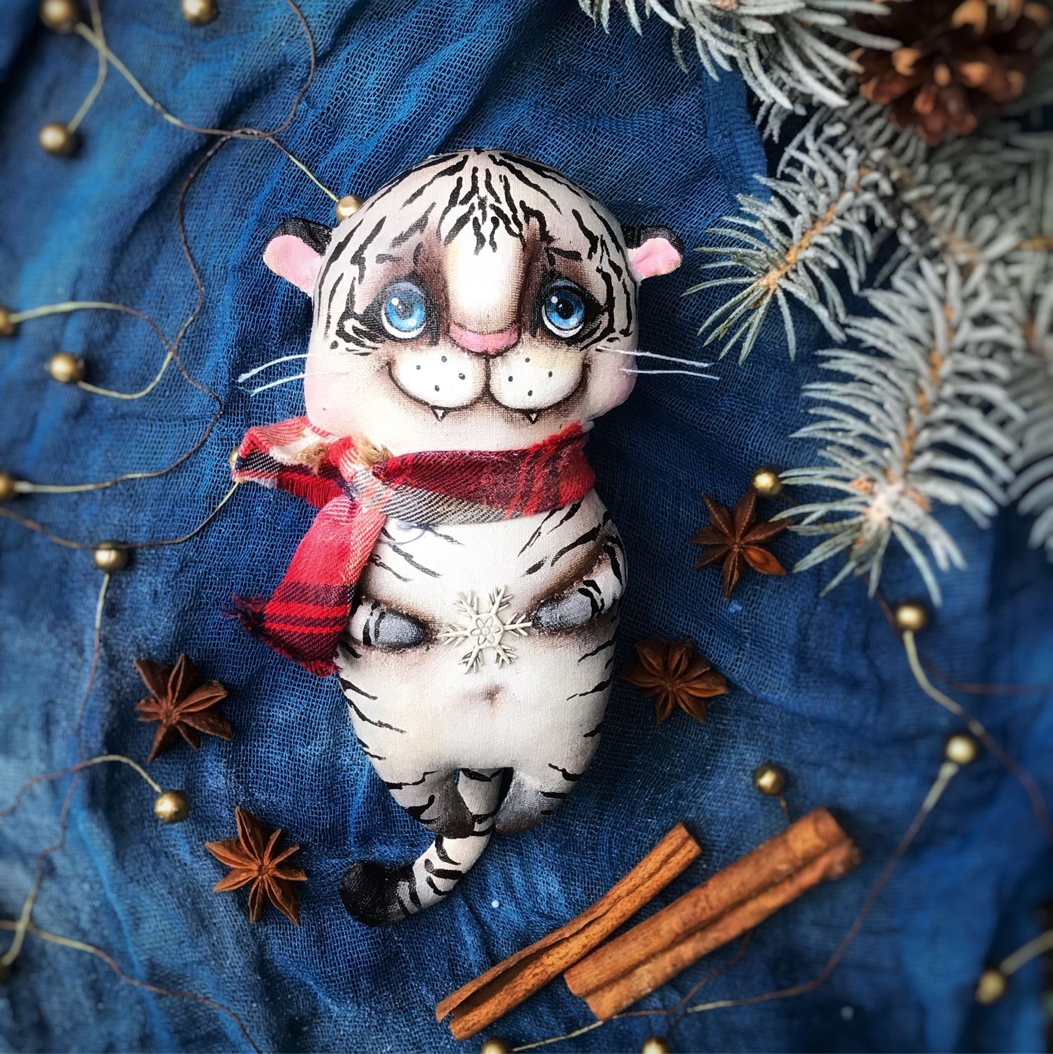 Снежный тигрёнок, Чердачная кукла, Зеленчукская,  Фото №1
