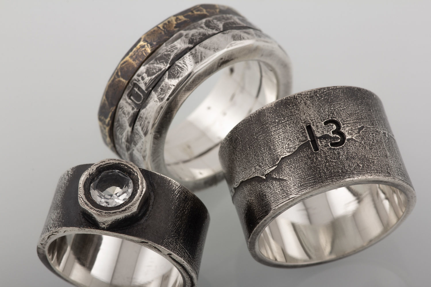 «Тринадцать с трещиной посередине» cеребряное кольцо в интернет ...