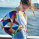 Заказать cárdigan: Cardigan 'GEOMETRÍA' crochet. MezhanHook. Ярмарка Мастеров. . Cardigans Фото №3