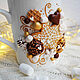 Mug with decor 'Winter fairy tale' white. Mugs and cups. Katy_Barysheva. Online shopping on My Livemaster.  Фото №2