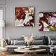 Abstract painting in the office office. Oil abstraction in a modern house. Pictures. Zabaikalie. My Livemaster. Фото №5