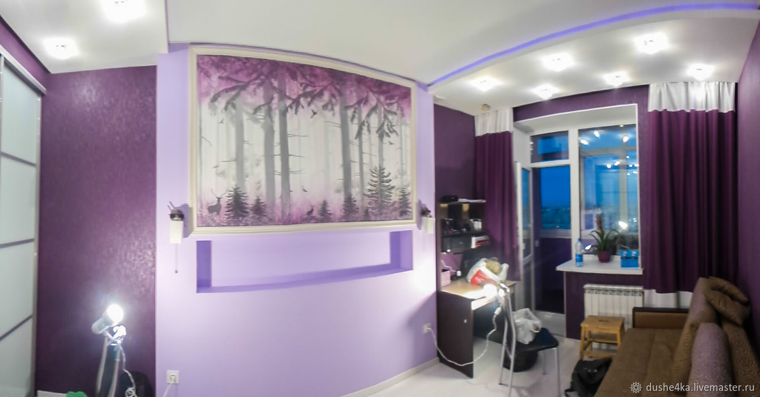 Роспись стен монохромная в интернет-магазине на Ярмарке Мастеров ...