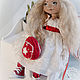 Dolls Agatha. Round Head Doll. Dolls and brooches from E.Nikiforova. Online shopping on My Livemaster.  Фото №2