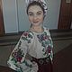 Women's shirt with embroidery. Embroidery 'Spring'. Blouses. MARUSYA-KUZBASS (Marusya-Kuzbass). Online shopping on My Livemaster.  Фото №2