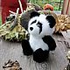 Игрушка из меха норки. Панда. Мягкие игрушки. Анастасия Иванова (ivanova-dolls). Ярмарка Мастеров.  Фото №4