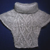 Аксессуары handmade. Livemaster - original item Knitted dickey Irish arans. Handmade.