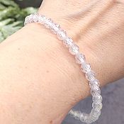 Украшения handmade. Livemaster - original item Sparkling bracelet for women made of cubic zircon stones. Handmade.