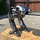 Боевой робот ED-209: Ручная работа. Модели. АРТ-Металл: живая сталь (Авторская работа). Ярмарка Мастеров.  Фото №5