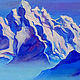 The picture with the mountains 'Soaring Himalayas' oil on canvas. Pictures. Multicolor Gallery. My Livemaster. Фото №5