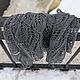 Сумеречная шаль "Вздох ноября". Шали. IRINA GRUDKINA Handmade Knitwear. Ярмарка Мастеров.  Фото №7