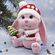 Master class New Year's Bunny. Knitting patterns. Bianova. Ярмарка Мастеров.  Фото №6
