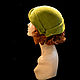 Yoke green Apple. Hats1. Novozhilova Hats. My Livemaster. Фото №4