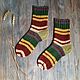 Заказать Носки вязаные осенние 38-39 размер теплые шерстяные мягкие. knitsockswool  Неповторимые носки!. Ярмарка Мастеров. . Носки Фото №3