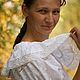 Заказать Блузка с пелериной. СЛАВный стиль от Заряны и Анны. Ярмарка Мастеров. . Блузки Фото №3