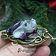 Brooch-pin: Mouse-the little wizard. Brooches. moyaksessyar. My Livemaster. Фото №6