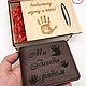 Заказать Кошелек с инициалами. Натуральная кожа. Мастерская подарков Эфир. Ярмарка Мастеров. . Портмоне Фото №3
