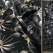 Материалы для творчества handmade. Livemaster - original item Fabrics:NATURAL SILK SATIN STRETCH - ITALY. Handmade.