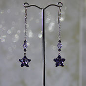 Украшения handmade. Livemaster - original item Earrings "Stars".. Handmade.