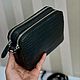 Сумочка чёрная через плечо из крокодиловой кожи. Сумка через плечо. Chic bags. Ярмарка Мастеров.  Фото №5
