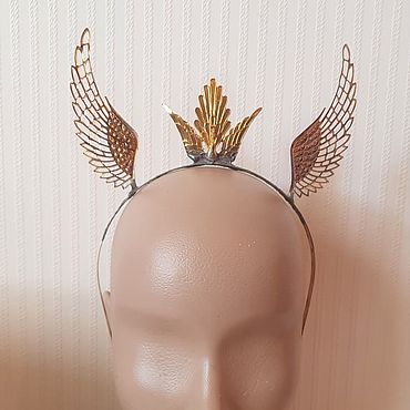 Корона из металла "Сирин". SECRETGLASS by Lika (Lombric_brand). Украшения ручной работы - Ярмарка Мастеров Украшения ручной работы. Ярмарка Мастеров - ручная работа Корона из металла "Сирин". Handmade.