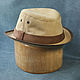 Summer beige cotton trilby hat TRL-06. Hats1. Bluggae Custom Headwear. Online shopping on My Livemaster.  Фото №2
