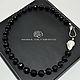 Black agate necklace IDEAL Baroque pearl necklace, Necklace, Moscow,  Фото №1