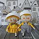 Солнышко в панамке Куклы текстильные маленькие. Мягкие игрушки. Fetastyle (Татьяна). Интернет-магазин Ярмарка Мастеров.  Фото №2