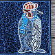 "Пингвин" обложка на паспорт из кожи. Обложка на паспорт. Рочева Лариса (magicpoints). Интернет-магазин Ярмарка Мастеров.  Фото №2