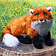 Fox. Red realistic Fox. Still life toy. Stuffed Toys. ATola. My Livemaster. Фото №6