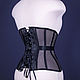 Заказать Бельевой прозрачный корсет удлиненный с бюском. Shi Corset (Анна). Ярмарка Мастеров. . Корсеты Фото №3