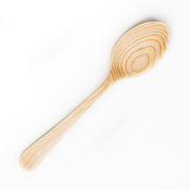 Посуда handmade. Livemaster - original item A large wooden spoon made of Siberian cedar. L23. Handmade.