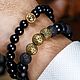 Stylish black Onyx bracelet with Buddha. Bead bracelet. malajemma. Online shopping on My Livemaster.  Фото №2