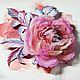 Rose silk. Brooches. fantasy flowers. Online shopping on My Livemaster.  Фото №2