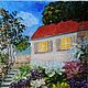 "Mediterranean: The house near the sea" Oil painting. Pictures. Kind paintings by Irina Belozerova. My Livemaster. Фото №4