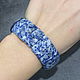 Natural sodalite cut bracelet, Bead bracelet, Moscow,  Фото №1