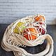  cotton macrame with a wide bottom, String bag, St. Petersburg,  Фото №1