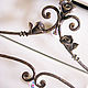 Order Hanger 'Roses'. Forged Art. Livemaster. . Clothes Hangers and Hooks Фото №3