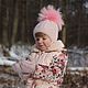 Children's winter hat, Baby hat, Stupino,  Фото №1