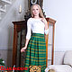Skirt Russian style 'Arepa' green. Skirts. Slavyanskie uzory. Online shopping on My Livemaster.  Фото №2