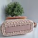 Мини сумка "Little", вязаная. Сумка через плечо. Knitted basket. Интернет-магазин Ярмарка Мастеров.  Фото №2