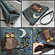 Leather bag with applique art.1-413.Owl. Classic Bag. leather handbags handmade (i07s03v). Online shopping on My Livemaster.  Фото №2