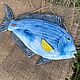 Заказать Керамическая рыба из глины ручной работы Хирург. Fish_ceramics (Керамические рыбы). Ярмарка Мастеров. . Подарки для охотников и рыболовов Фото №3