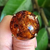 Украшения handmade. Livemaster - original item Author`s ring with natural amber. Handmade.