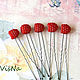 Studs 'summer in the palm of your hand'. Hairpin. VisNa. My Livemaster. Фото №6