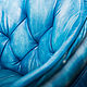 Кресло siesta blue, shabby leather. Кресла. Old Loft. Ярмарка Мастеров.  Фото №4