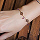 Order  Bracelet 'East' on hand with amethyst. Aliento-jewerly (alientojewelry). Livemaster. . Chain bracelet Фото №3