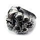  Кольцо из серебра Group of Skulls TKR32-01, Кольца, Москва,  Фото №1