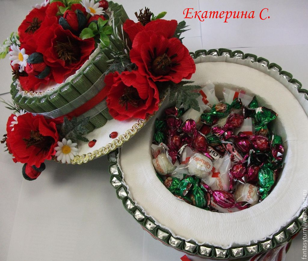 Торт из гофрированной бумаги своими руками фото 886