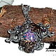 Vintage pendant "Give" angels Vintage Steampunk. Pendant. Steampunk & Gothic Jewelry FDrag (FenixDrag). Online shopping on My Livemaster.  Фото №2